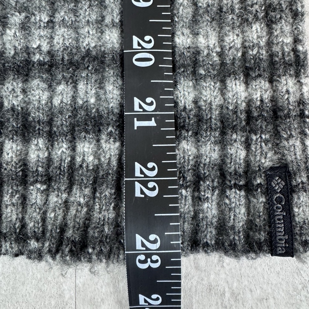 Women's Columbia Wool Blend Space-Dyed Gray Geometric Size Medium Hiking Fall - Picture 7 of 10